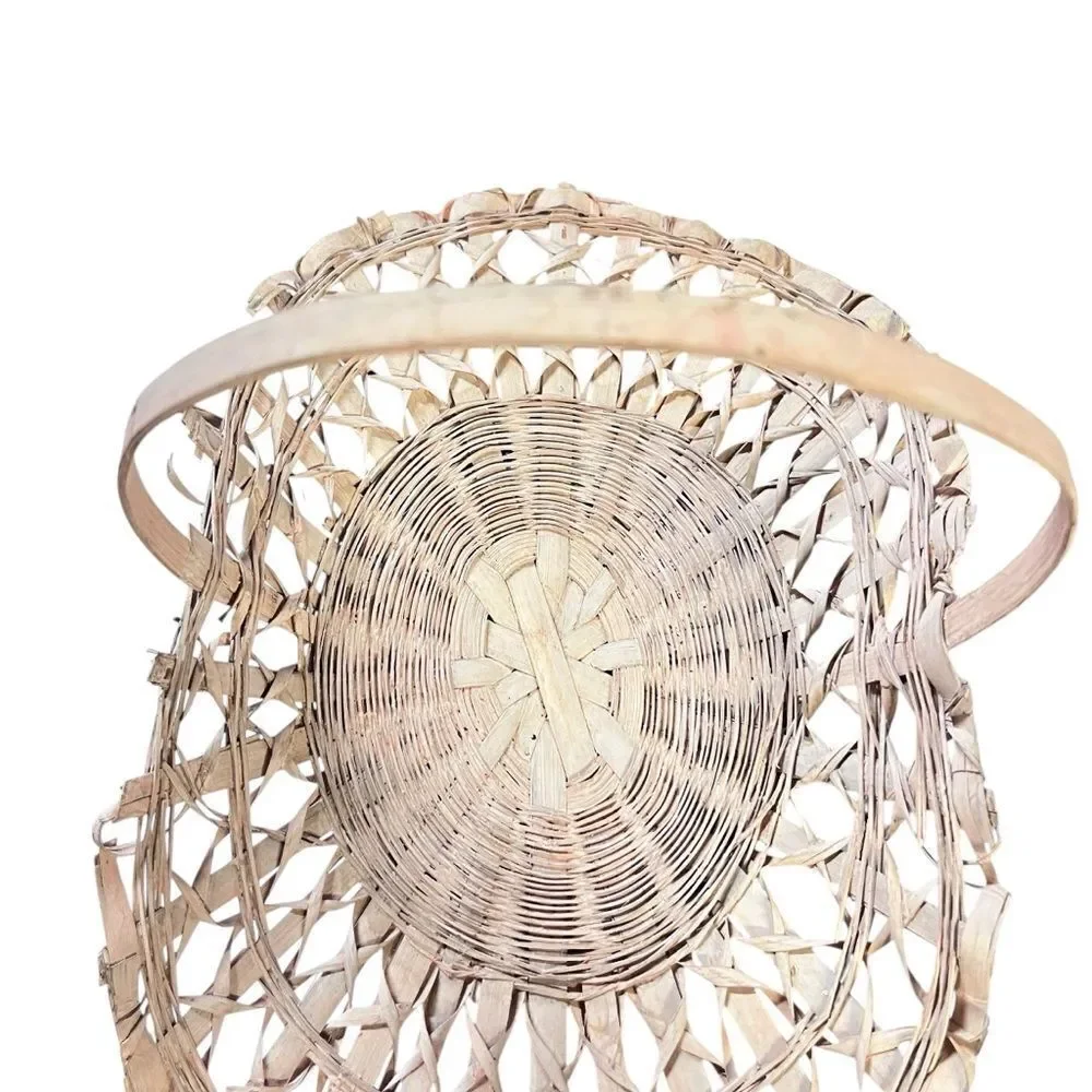 Wicker Flower Gathering Baskets Shabby Chic Set of Two